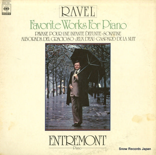 ENTREMONT, PHILIPPE ravel; favorite works for piano 25AC194