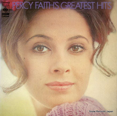 FAITH, PERCY percy faith's greatest hits SONX60193