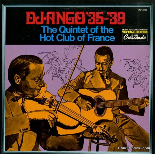 REINHARDT, DJANGO django '35-'39 GNP-9019