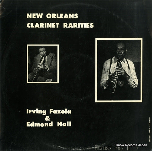 FAZOLA, IRVING, AND EDMOND HALL new orleans clarinet rarities RARITIES11