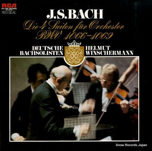 WINSCHERMANN, HELMUT bach; die 4 suiten fur orchester bwv1066-1069 RVC-7585-86