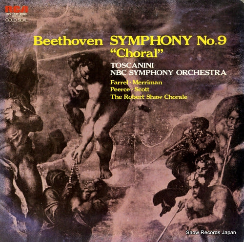 TOSCANINI, ARTURO beethove; symphony no.9 "choral" RVC-1537
