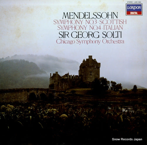 SOLTI, GEORG mendelssohn; symphony no.3 "scottish" L28C-1965