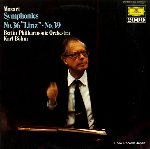 BOHM, KARL mozart; symphonies no.36 "linz", no.39 20MG0351