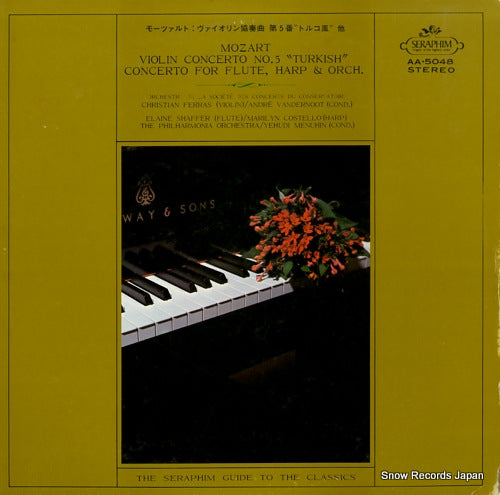 FERRAS, CHRISTIAN mozart; violin concerto no.5 "turkish" AA.5048