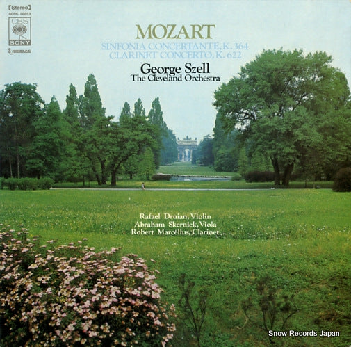 SZELL, GEORGE mozart; sinfonia concertante, k.364 SONC10293