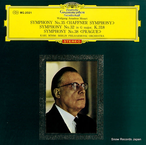 BOHM, KARL mozart; symphony no.35 haffner symphony MG-2021