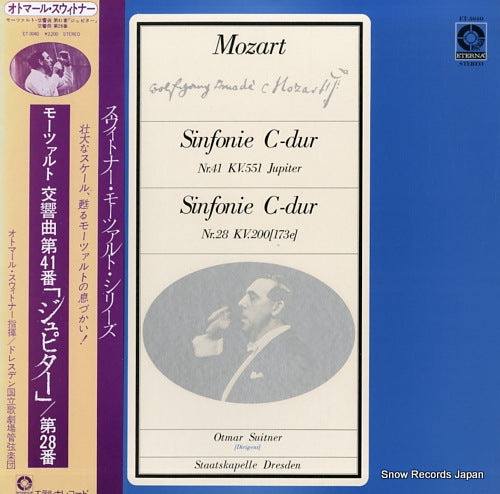 SUITNER, OTMAR mozart; sinfonie nr.41 "jupiter" & nr.28 ET-3040