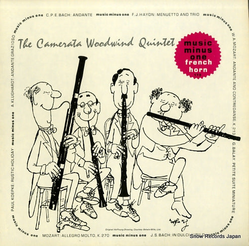 CAMERATA WOODWIND QUINTET, THE music minus one french horn MMO173