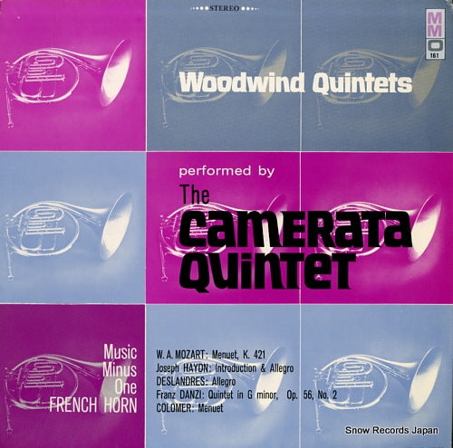 CAMERATA WOODWIND QUINTET, THE music minus one french horn MMO161