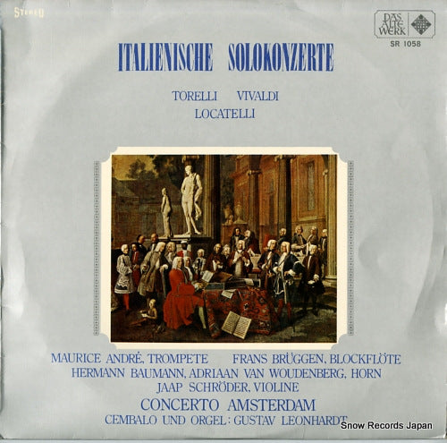 CONCERTO AMSTERDAM italienische solokonzerte SR1058