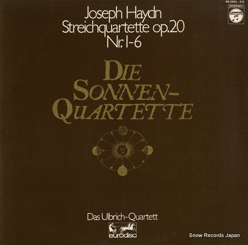 DAS ULBRICH-QUARTETT haydn; streichquartette op.20 nr.1-6 OS-2801-2-K