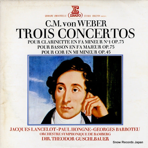 GUSCHLBAUER, THEODOR weber; trois concertos ERA-2194
