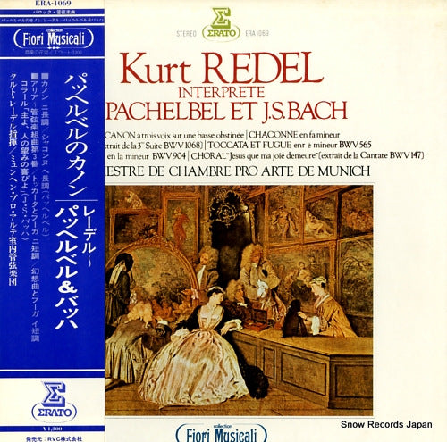 REDEL, KURT kurt redel interprete bach ERA1069