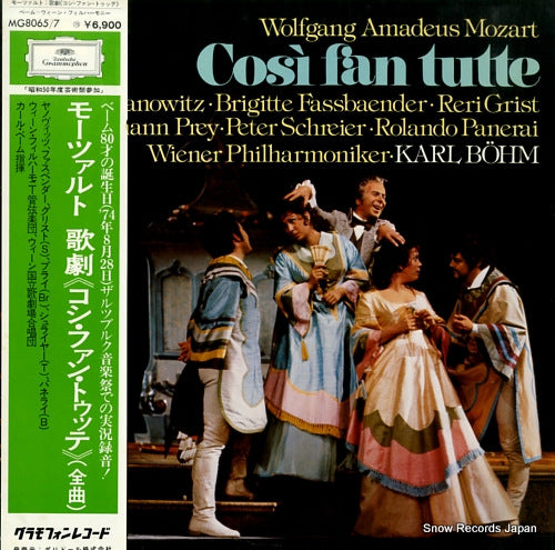 BOHM, KARL mozart; cosi fan tutte MG8065