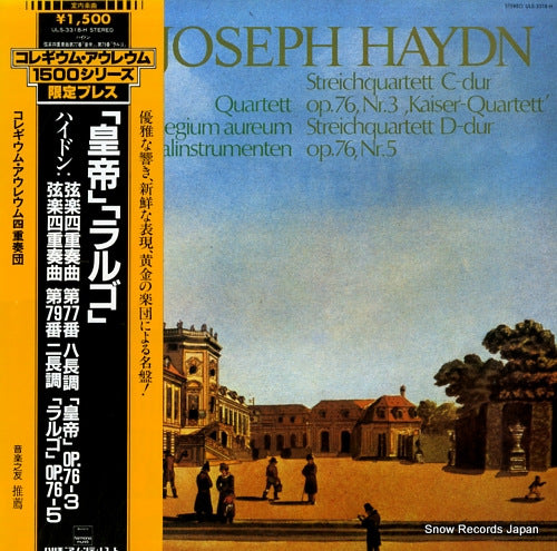 QUARTETT COLLEGIUM AUREUM haydn; streichquartett c-dur op.76, nr.3 "kaiser-quartett" ULS-3318-H
