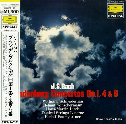 BAUMGARTNER, RUDOLF bach; brandenburg concertos no.1, 4 & 6 MGW5185