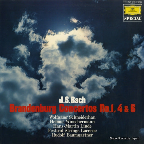 BAUMGARTNER, RUDOLF bach; brandenburg concertos no.1, 4 & 6 MGW5185