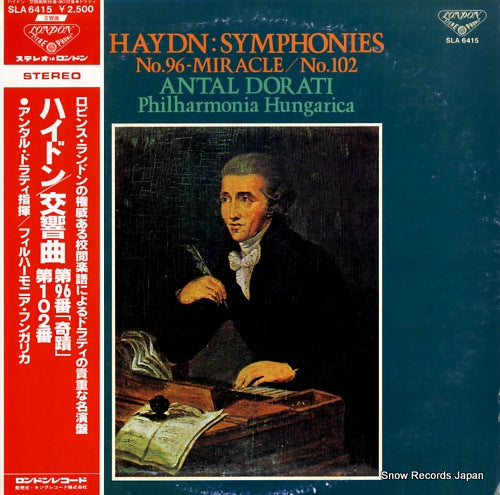 DORATI, ANTAL haydn; symphonies no.96-miracle /no.102 SLA6415