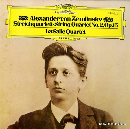 LASALLE QUARTET alexander von zemlinsky; streichquartett string quartet no.2,op.15 MG1179