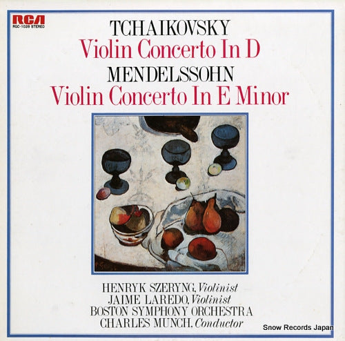 MUNCH, CHARLES tchaikovsky; violin concerto in d, op.35 RGC-1028