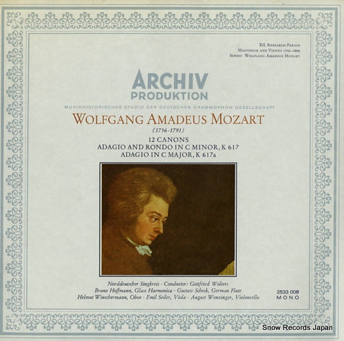 WOLTERS, GOTTFRIED mozart; 12canons 2533008