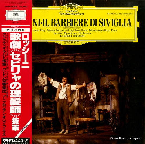 ABBADO, CLAUDIO rossini; il barbiere di siviglia 24MG0058