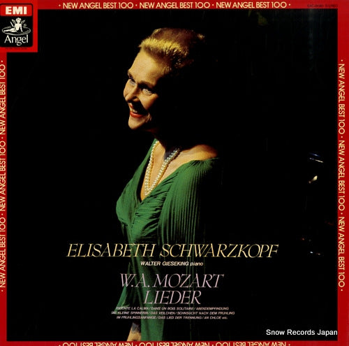 SCHWARZKOPF, ELISABETH w.a.mozart lieder EAC-81060