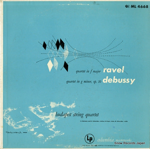 BUDAPEST STRING QUARTET ravel; quartet in f major ML4668