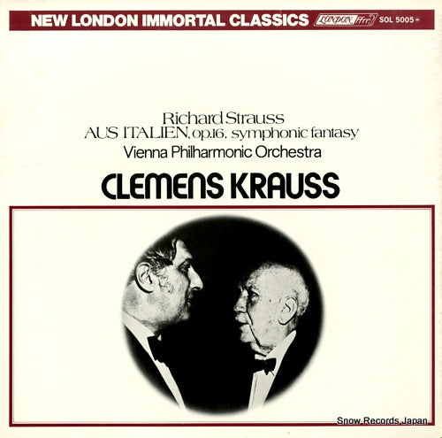 KRAUSS, CLEMENS richard strauss; aus italien,op.16,symphonic fantasy SOL5005