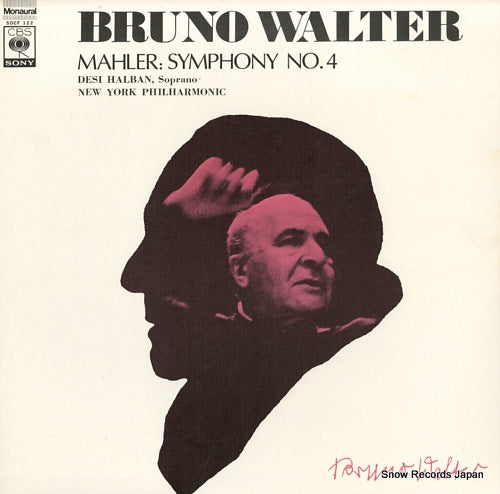 WALTER, BRUNO mahler; symphony no.4 SOCF122