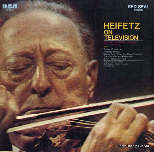 HEIFETZ, JASCHA heifetz on television SX-2025