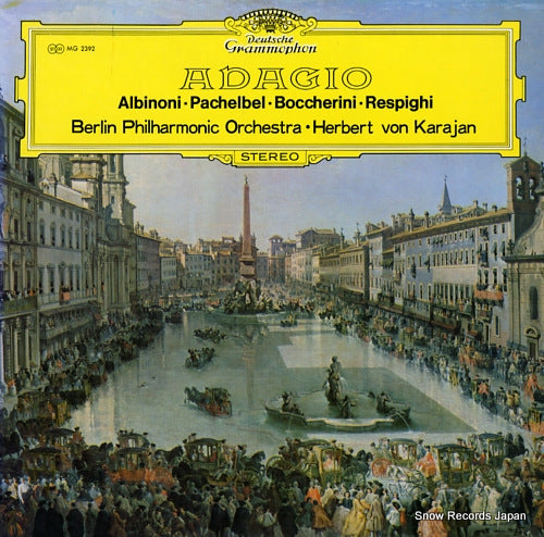 KARAJAN, HERBERT VON adagio in g minor for organ and strings MG2392
