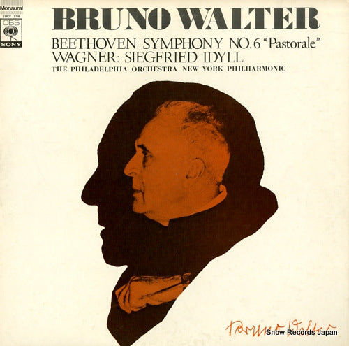 WALTER, BRUNO beethoven; symphony no.6 "pastorale" SOCF106