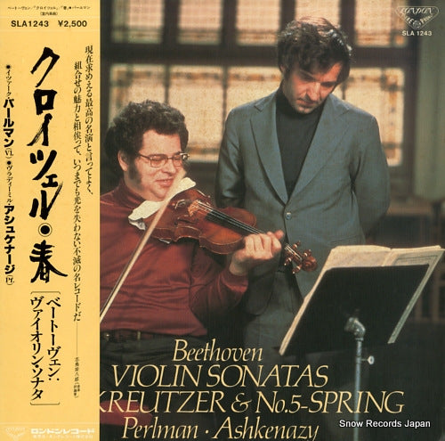 PERLMAN, ITZHAK, AND VLADIMIR ASHKENAZY beethoven; violin sonata no.9 "kreutzer" & no.5 "spring" SLA1243