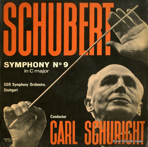 SCHURICHT, CARL schubert; symphony no.9 in c major M.2215
