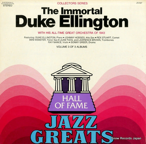 ELLINGTON, DUKE the immortal volume 3 of 3 albums JG627