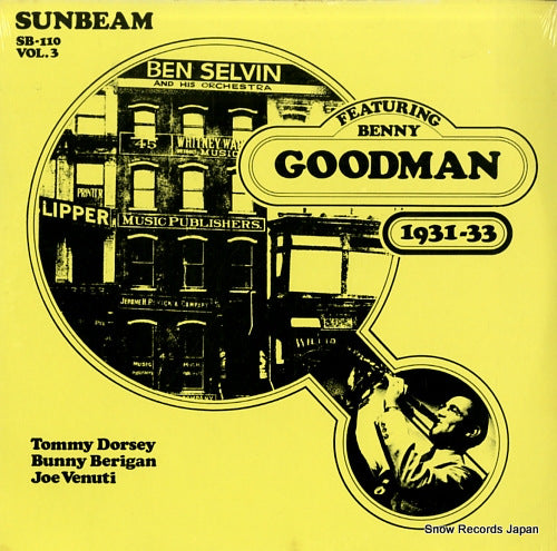 GOODMAN, BENNY ben selvin and his orchestra featuring benny goodman 1931-33 vol.3 SB-110
