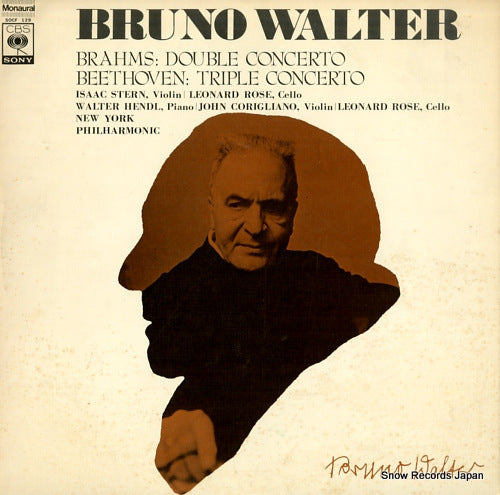WALTER, BRUNO brahms; double concerto SOCF129