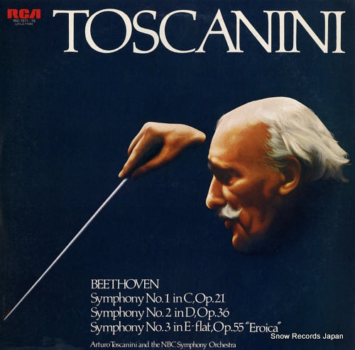 TOSCANINI, ARTURO beethoven; symphony no.1 in c, op.21 RGC-7571-72