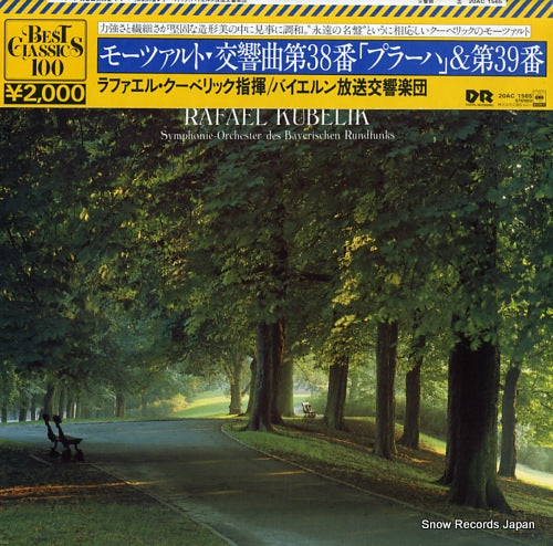 KUBELIK, RAFAEL mozart; symphony no.38 "prague" & 39 20AC1565