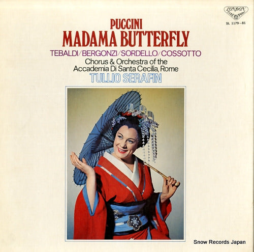 SERAFIN, TULLIO puccini; madama butterfly SL1179-81