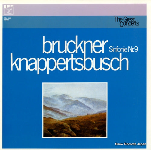 KNAPPERTSBUSCH, HANS anton bruckner; sinfonie nr.9 d-moll RCL-3312