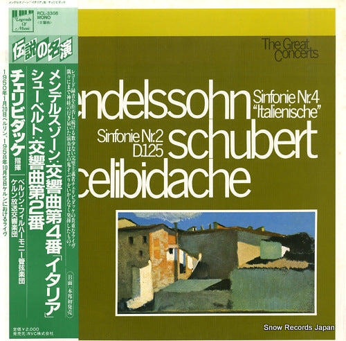 CELIBIDACHE, SERGIU mendelssohn; sinfonie nr.4 a-dur.op.90 "italienishe" RCL-3308