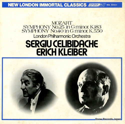 KLEIBER, ERICH mozart; symphony no.25 in g minor,k.183 SOL5042M