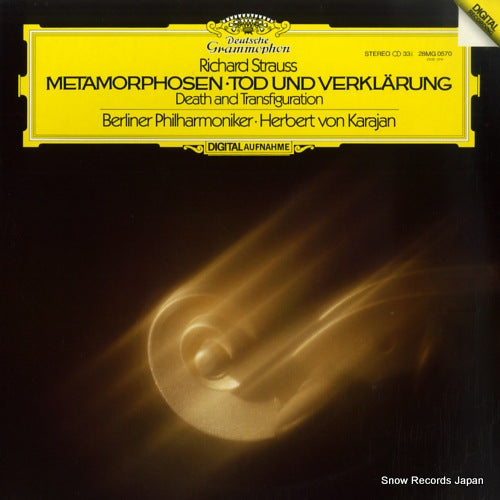 KARAJAN, HERBERT VON richard strauss; metamorphosen 28MG0570