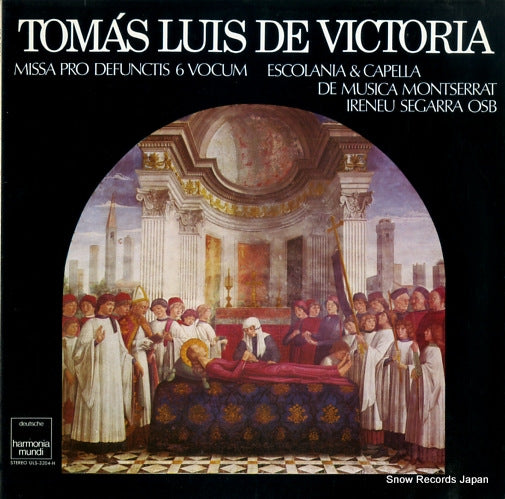 ESCOLANIA AND CAPELLA DE MUSICA MONTSERRAL tomas luis de victoria; officium defunctorum ULS-3204-H