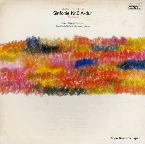 ROGNER, HEINZ bruckner; sinfonie nr.6 a-dur originalfassung ET-5121