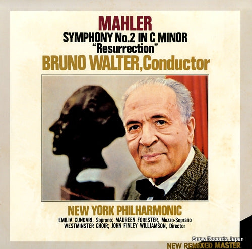 WALTER, BRUNO mahler; symphony no.2 in c minor "resurrection" 40AC1831-2