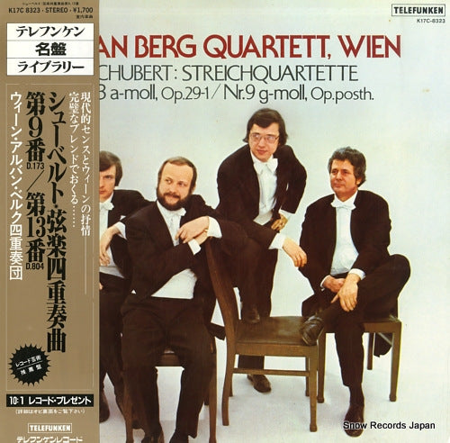 ALBAN BERG QUARTETT,WIEN schubert; streichquartett nr.13 / nr.9 K17C8323